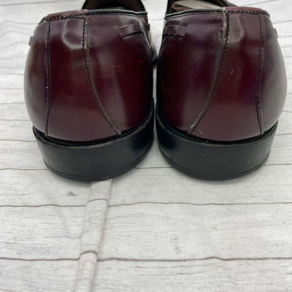 Allen Edmonds Grayson 8297 Men’s Tassel Burgundy Leather Loafer Shoes Size 14B main image 4